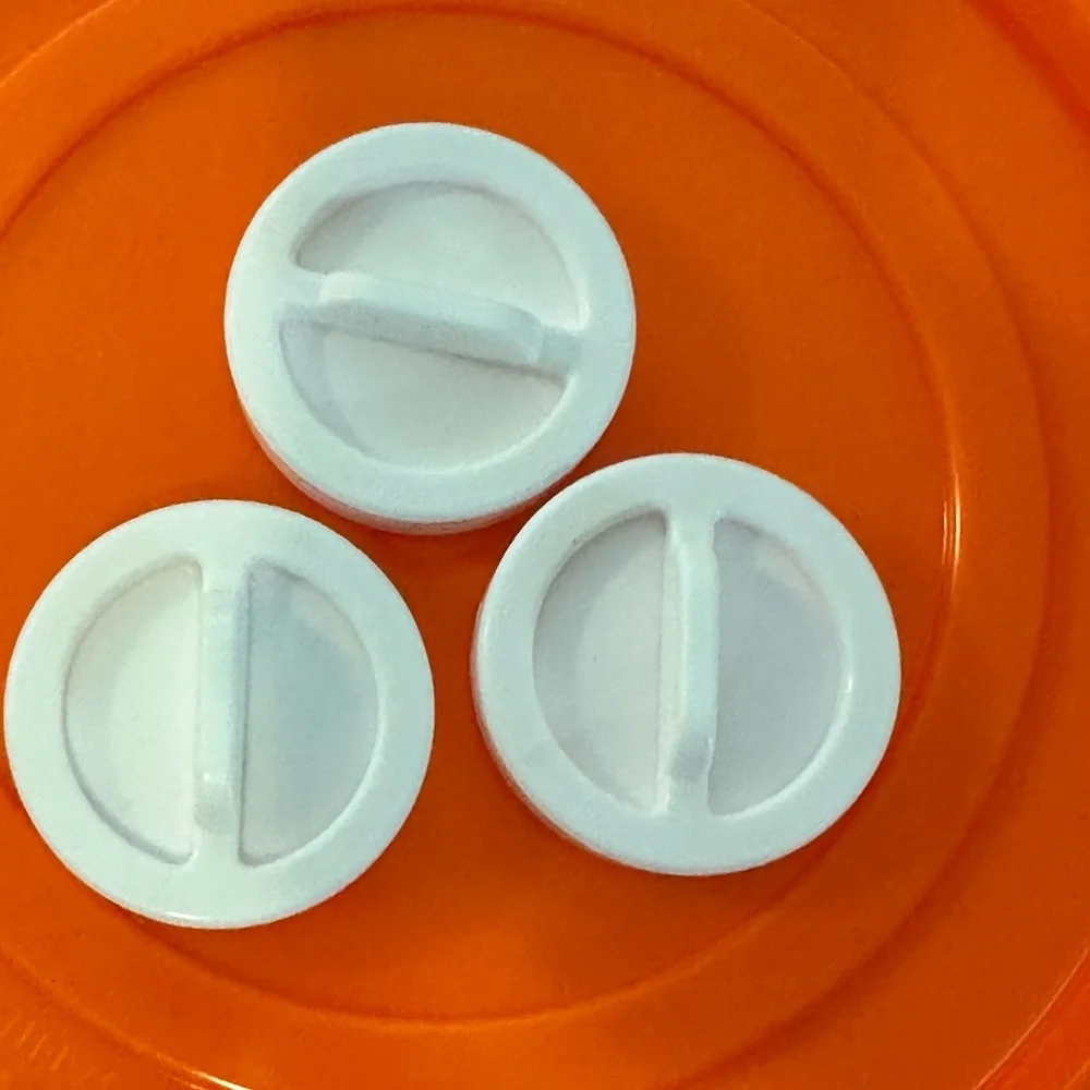 Orange and White Bird Feeder